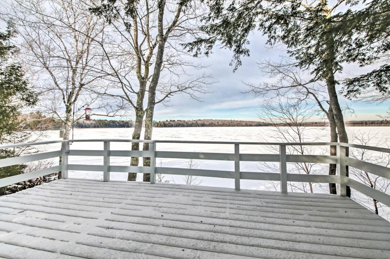 Coburn Palmyra Cottage With Deck On Whites Pond! מראה חיצוני תמונה